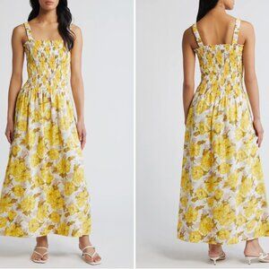 NWT! Faithfull the Brand Messina Floral Midi Sundress Medium
